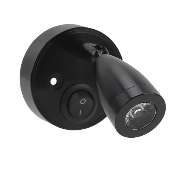 RV 12V til 24V Leselys Polert LED Køye Båt Marine Leselys for Lastebil Skip Trailer