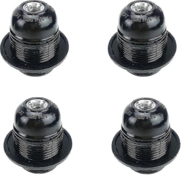 Stycken E27 Lamphållare, Solid Lamphållare i Plast, E27 Lamphållare - JA