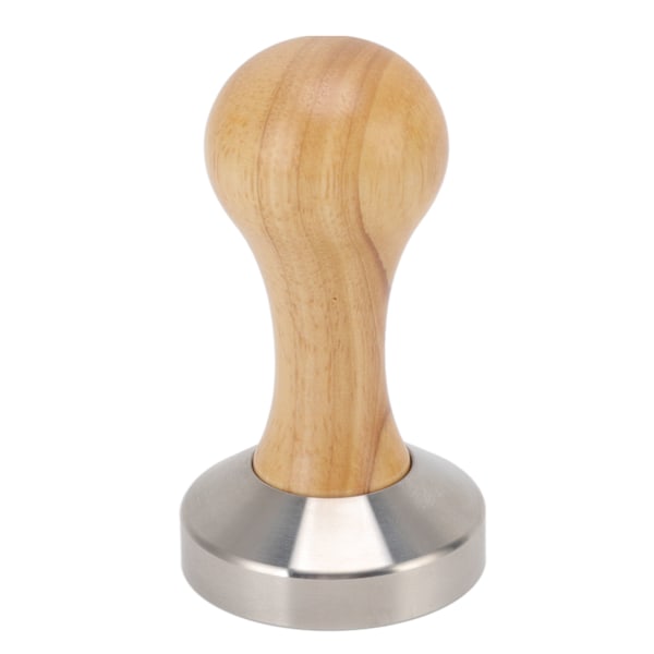 Multifunksjonell 304 rustfritt stål kaffetamper med flat base - 51 mm (2,01 tommer) bønnepressehammer for kaffe brygging 51mm