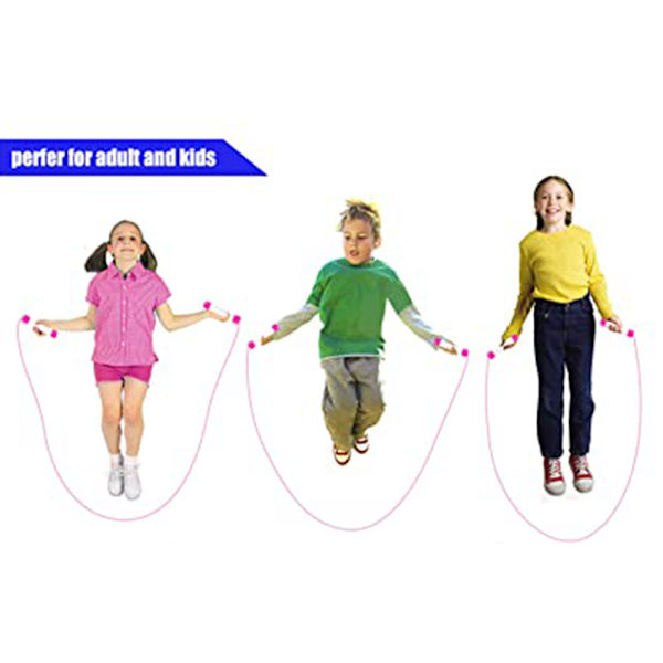 Hyppynaru Kids Color Hyppynaru Light Up Rope Fitness Workout black handle green fiber optic