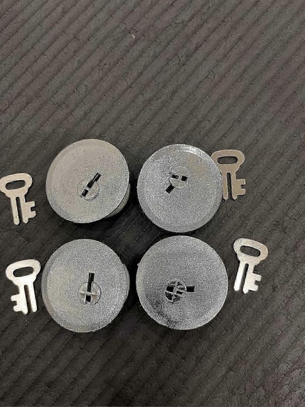 [HT]6PCS Spargrispropp med lås och nyckel för byte av spargris
