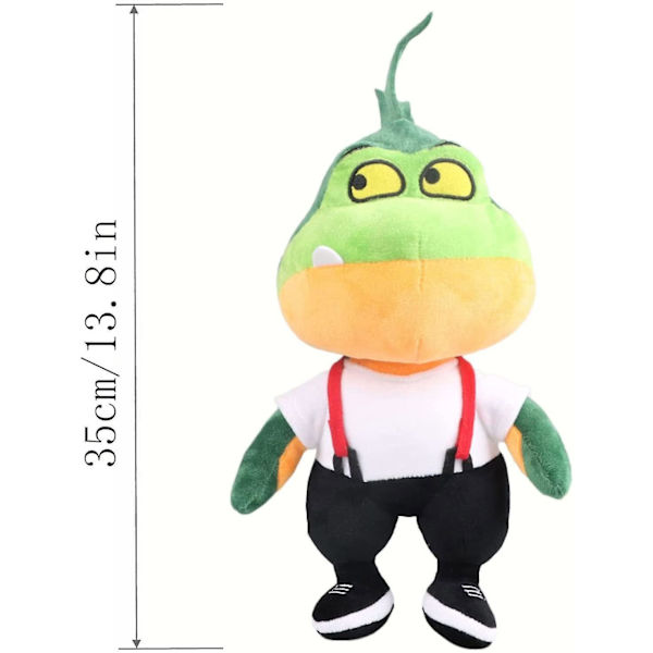 The Bad Guys Plush Toy, Mr. Wolf/ms. Tarantella/mr. Snake/mr. Piraja/mr. Shark Plush Toy, Badass League Doll Toy Mr. Piranha