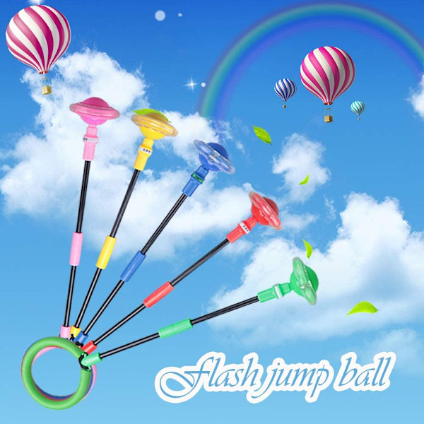 Barn hopfällbar fotled Färgglad Sports Swing Ball, Fitness Fat green