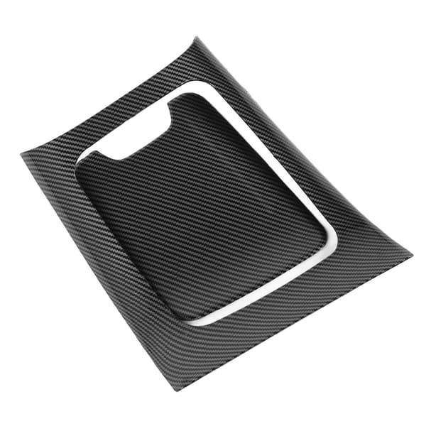 Kolfiberstil Armstödsbox Panel Cover Center Console Shift Panel Ersättning för Benz C Class W206 S206