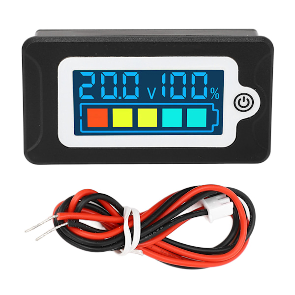 LCD-skærm Ternær Lithium Batteri Spændings Procent Tester, Rest Batteri Detektor Måler Monitor