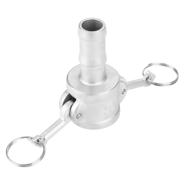 Rustfrit stål type C Camlock adapterkobling - DN20 G3/4, hunende x hanstuds
