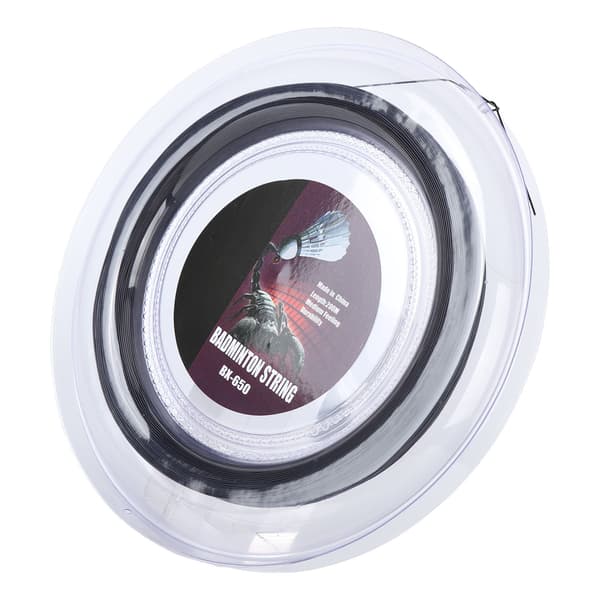 0,72 mm 200 m Badmintonracket String Nylon Badminton Träningsracket String Line BX 650 Svart