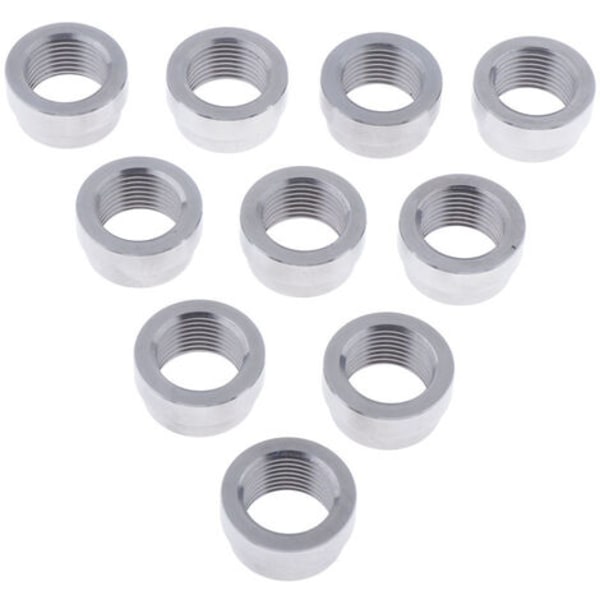 10 pakke 3/8 NPT aluminium sveisemuttere Loddetapesett