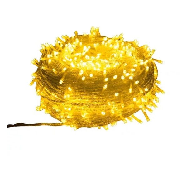 led kobbertråd lyser vanntett prosjekt liten lanterne (gul 50 meter 400 lys plug-in modeller)，for innendørs og