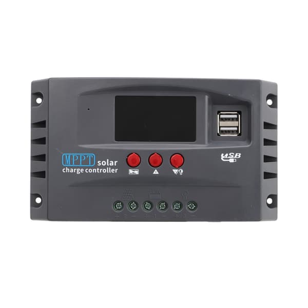MPPT Solcelleladeregulator Smart Automatisk tilpasning 12V 24V 10Amp Solcelleladeregulator for solsystem