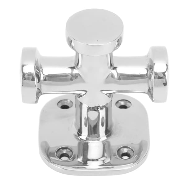 63 mm bådklampe pullert 316 rustfrit stål poleret overflade enkelt kryds pullert til yachter, både, fiskebåde