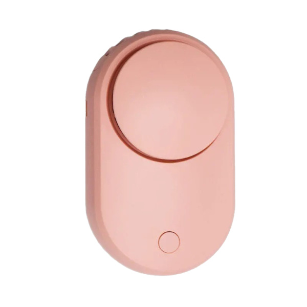 USB oppladbar bærbar mini elektrisk øyevifte rosa poding