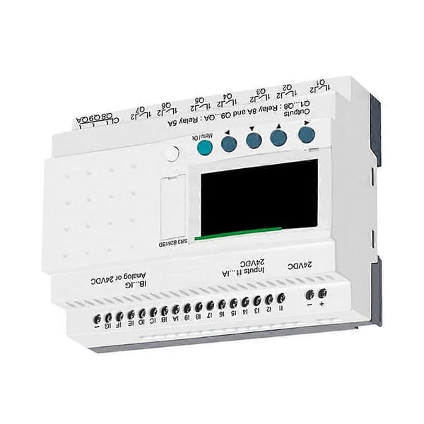 Kompakt Smart Relä Zelio Logic SR3B261BD Programmerbar Styrenhet