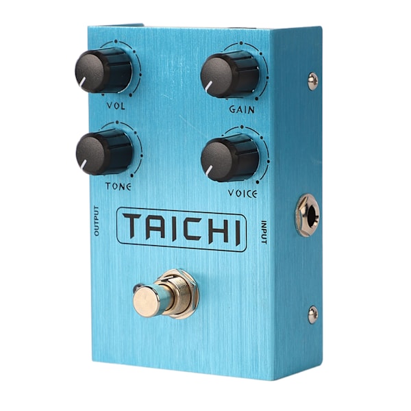 Elgitarr Effekter Drive Pedal Effektor Simulerar Gitarrdistorsion och Overdrive-effekter AN 38 Ljusblå