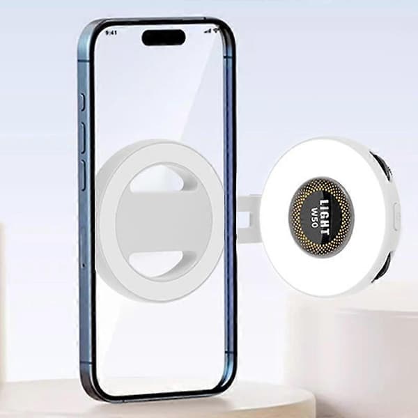 Sammenleggbar magnetisk telefonfylllys White