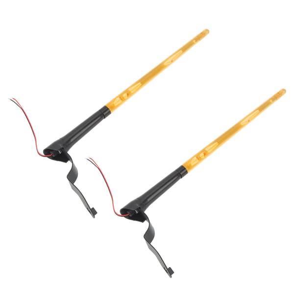 2 Pakke Piskelys 340mm Amber LED Antenne Flaggstanglys for ATV UTV