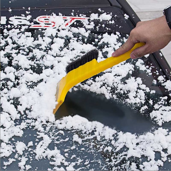 Vinterbil med biff sene snørydding spade glass snørydding spade frost bil snøskraper avriming to i en