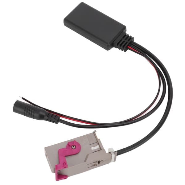 Trådlös Bil AUX Adapter Bluetooth 5.0 Hands Free Mikrofon för RNSE RNS E Värd