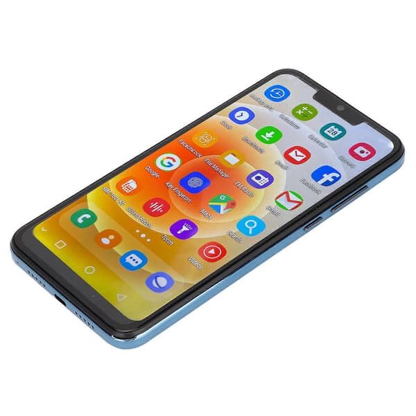 6,1\" HD Dual SIM Smarttelefon, 2 GB RAM, 16 GB ROM, Android 11, 4000 mAh, Blå, EU-plugg
