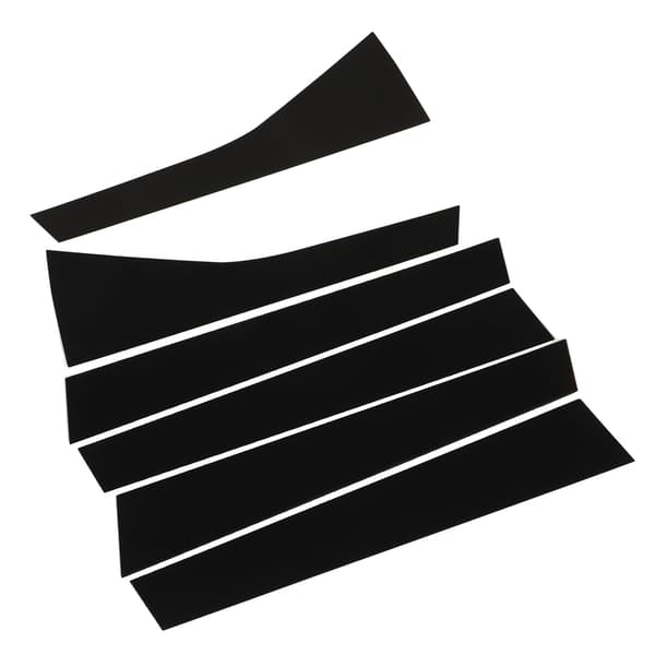 6 stk. Blank Sort Vinduesstolpe Trim Udskiftning til JAZZ 2008-2013