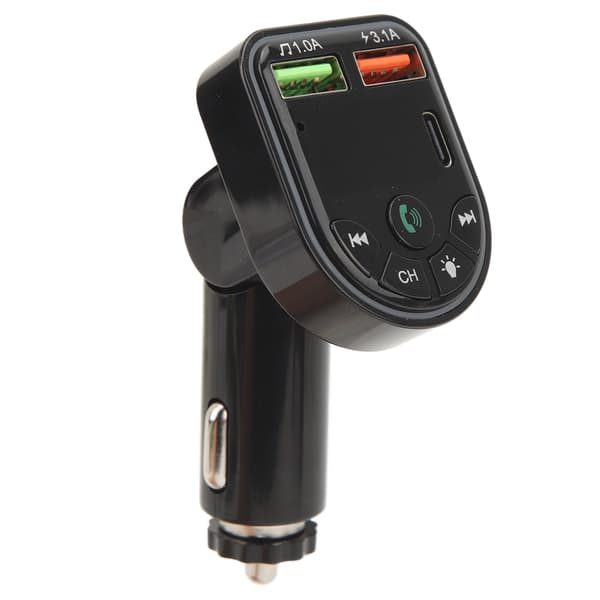 Langaton Bluetooth-autoadapteri USB-kädet vapaana ja MP3-musiikkisoittimella