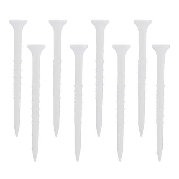 15 st Premium Golfpeglar Plast Golfpeg Professionella Golftillbehör 8.4X0.6CM White