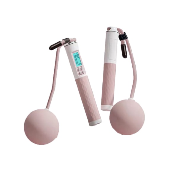 Hopprep, Digitalt hopprep med kalori- og loopräknare, pink double ball