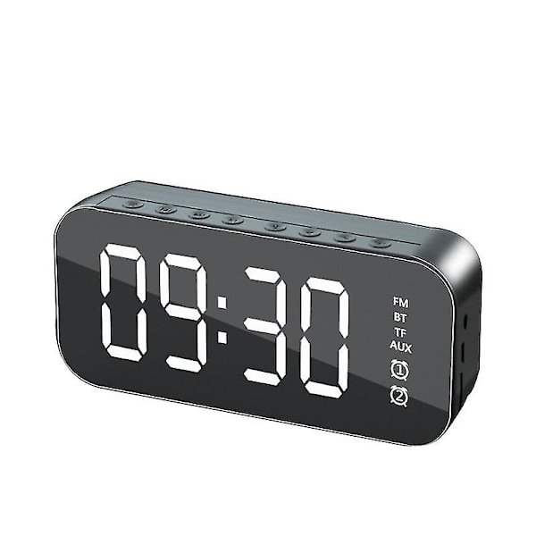 Multifunktionell LED digital väckarklocka och Bluetooth högtalare