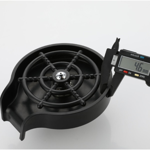 Tumlervasker + sort ABS-basevask i rustfrit stål Tumblerstang højtryksautomatisk tumblervasker