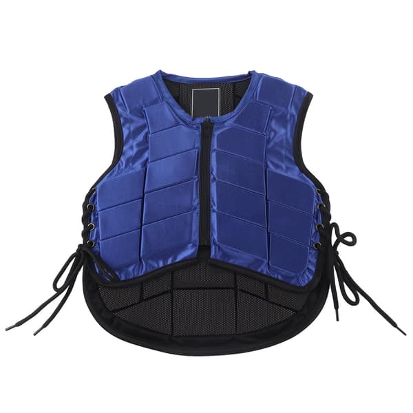 Ridevest for barn, skumbeskyttelse, blå