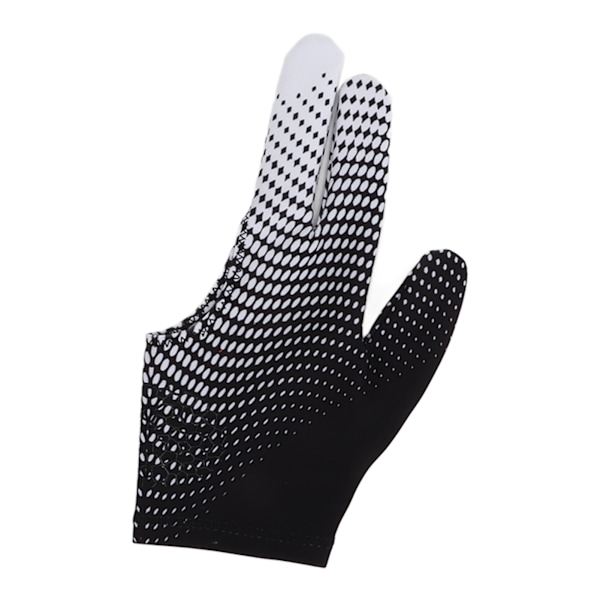 Universal Billardhandske: Elastisk, Præcis, Sensitiv Kontrol, Anti-Slip til 3-Finger Pool Kø Brug