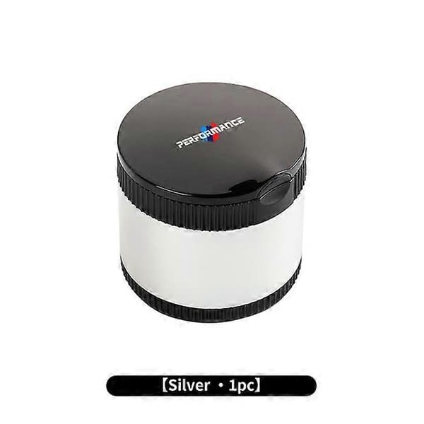 Askebeger 1 STK Bilinteriør Bærbart LED Røyk Askebeger Sigarett Askeholder For BMW E90 E60 E46 E39 F30 F10 E87 X3 X4 X5 X1 G30 Silver