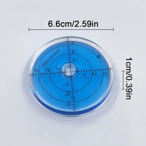 Wanxiang Level Plastic Level Bubble Bärbar Rund Level Golfboll Markör