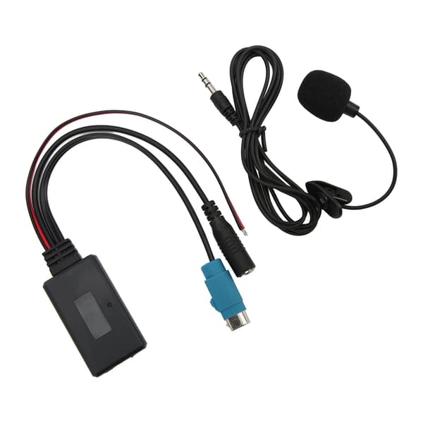Bilstereo Bluetooth 5.0 Lydadapterkabel med Mikrofon til Alpine KCE 236B Android Smartphone Opkald