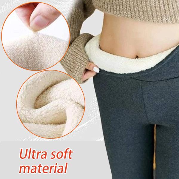 Vintervarma Cashmere Ull Leggings Vindtäta Elastiska Byxor