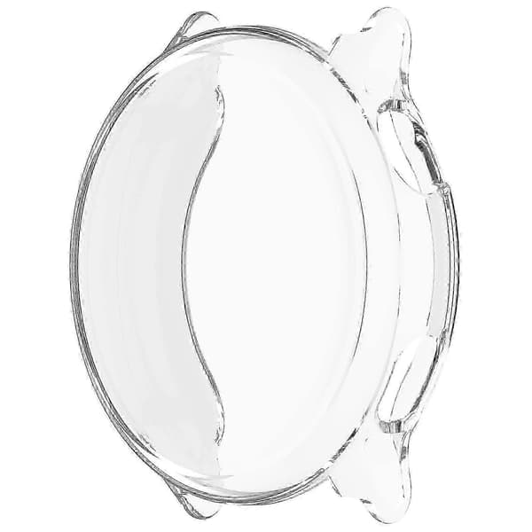 Garmin Vivoactive 6 Full Coverage Electroplated TPU Watch Case Protector Transparent