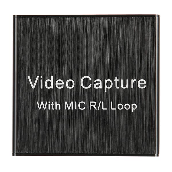 Video Capture Card USB2.0 HDMI Loop‑Out Stöd 4K Elektronisk Utrustning 0.4a 5V DC
