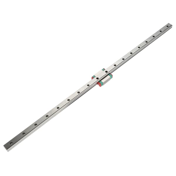Miniatyr linjär skena 12 mm bredd glidblock 450 mm