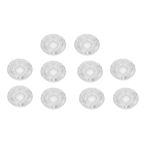10-pack Klar Transparent Universal Gitarr Effektpedal Fotpedalsknappskydd
