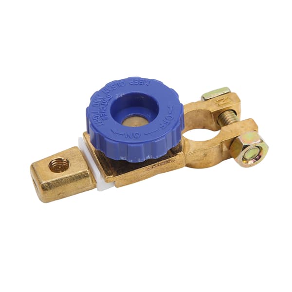 Batteri Afbryderkontakt Top Post 15‑17mm 100A Messing Rustfri til Bil RV Båd Lastbil