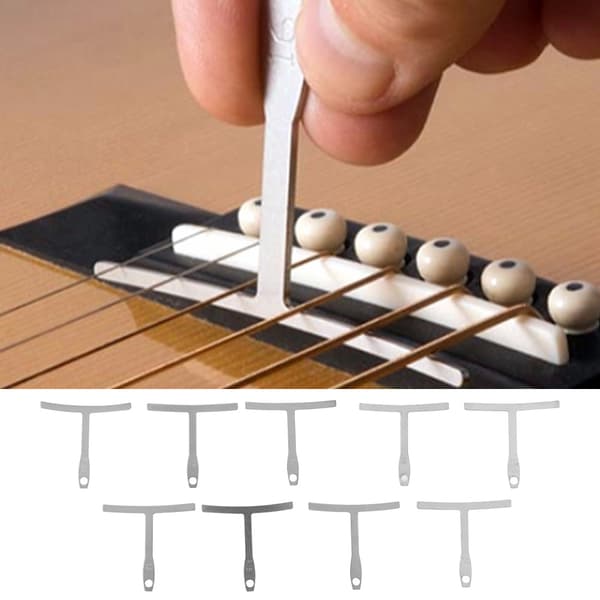 Universal 9 Strenget Guitar Bas Bro Grip Board Sadel 7.25 til 20 Tommer