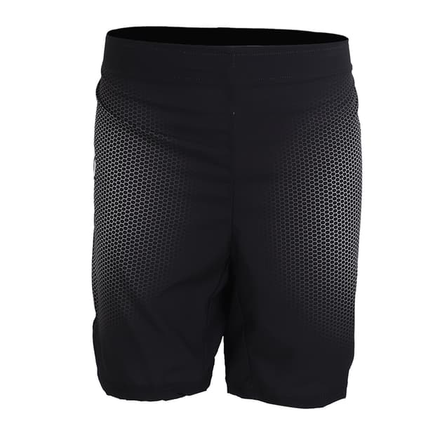 Lette lounge-shorts med elastisk talje til mænd, til boksning, vandring, sort XL
