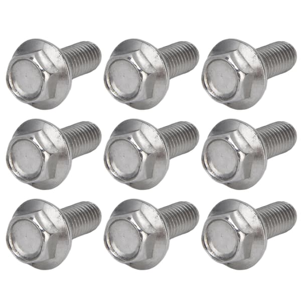 M10x1.5x25mm A2-70 Rustfrit Stål Hex Flange Bolt DIN6921 20stk