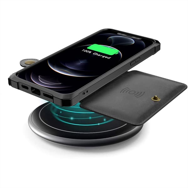 [HT]iPhone 13 Mini - Deksel med kortholder Svart