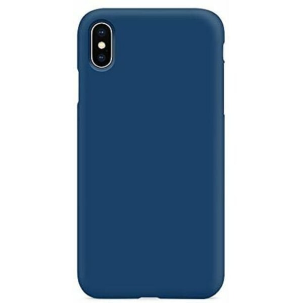 iPhone XS- case, iPhone X case, Flytande case med mjukt mikrofiberkuddefoder Skyddande stötfångare Stötsäkert hölje