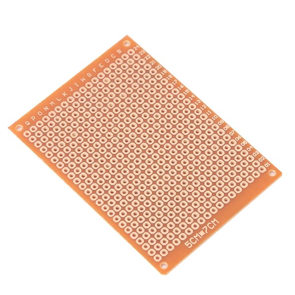 Universal Enkel Sidig Prototyp PCB Kopplingsdäck 10st 5x7cm