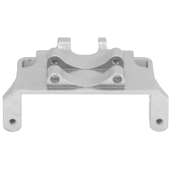 Aluminium Styrestøjsforbindelse Fast Servomontering til Axial SCX24 90081 1/24 RC Bil Sølv