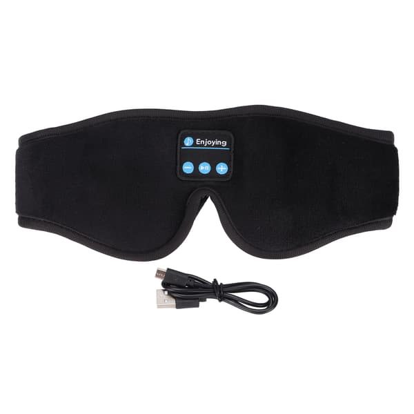 Søvnhodetelefoner Bluetooth Trådløs Stereo Musikk Øyemaske Briller for Side Sovende Søvnløshet Meditasjon Reise