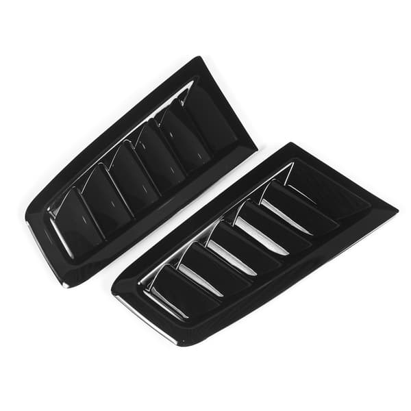 Ford Focus RS MK2 Stil Frontpanser Ventiler Blank Svart Universal Erstatning