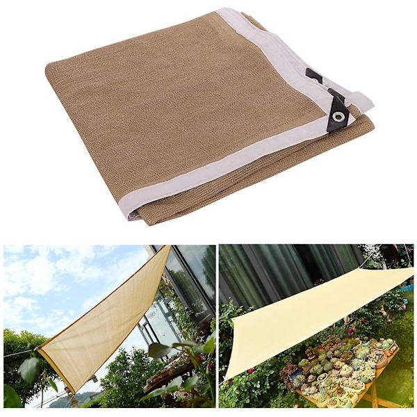 Beige aurinkosuojaverkko parvekkeen aurinkoverho (200*250cm),